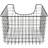 Spectrum Diversified Scoop Wire Storage Basket 30.5cm