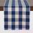 Design Imports Buffalo Bordsduk Blå, Vit (182.88x35.56cm)