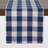 Design Imports Buffalo Tablecloth Blue, White (182.88x35.56cm)