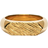 IX Studios Mini Brushed Hexagon Ring - Gold