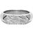 IX Studios Mini Brushed Hexagon Ring - Silver