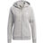 Adidas Essentials Fleece 3-Stripes Full-Zip Hoodie - Medium Grey Heather / White