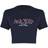 Jack Wills Eccleston Crop T-shirt - Navy