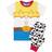 Toy Story Girls Cowgirl Jessie lång pyjamas uppsättning White/Blue/Black/Yellow 3-4