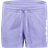 Adidas Women's Essential Slim Logo Shorts - Light Purple/White