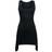 Spiral Goth Bottom Camisole Dress - Black