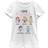 Fifth Sun Disney Abstract Princesses Girl's Solid Crew Tee - Vit