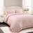 Lush Decor Reyna Bedspread Pink (279.4x243.84cm)