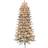 Puleo International Pre-Lit Slim Flocked Fraser Fir Christmas Tree 137.2cm