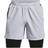 Under Armour Launch 5'' 2-in-1 Shorts Men - Mod Gray/Black