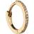Anine Bing Small Diamond Hoop Earring - Gold/Diamond