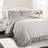 Lush Decor Reyna Bedspread Grey (279.4x243.84cm)