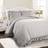 Lush Decor Reyna Bedspread Grey (243.84x233.68cm)