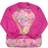 Green Sprouts Snap & Go Easy Wear Long Sleeve Bib Pink Flower Field