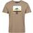 Regatta Mens Cline VI Tree Cotton T-Shirt (Gold Sand)