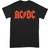 AC/DC AC/DC Unisex Adult Logo T-Shirt (Black/Red)