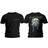 ROCK OFF Iron Maiden: Unisex T-Shirt/Powerslave Head & Logo (Back Print) (Large)