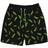 Rick and Morty Rick And Morty Mens Pickle Rick Swim Shorts (Black/Green)