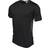 Kariban Proact Mens Quick Drying Contrast Sports T-Shirt (Black/Silver)