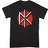 Dead Kennedys Unisex Adult Distressed Logo T-Shirt (Black/Red/White)