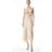 Alice + Olivia and Harmony Twist Cutout Slip Dress Sand