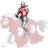 Papo Red knight with a spear