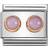 Nomination Classic Rose Double Opal Charm