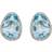 John Greed Irregular Earrings - White Gold/Topaz/Diamonds