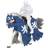 Papo Blue knight horse with a spear