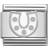 Nomination Classic Horseshoe Link Charm - Silver/White