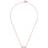 Ted Baker Sparkle Bar Necklace - Rose Gold/Transparent