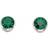Beginnings Beginnings Sterling E4926G Emerald Swarovski Stud Earrings