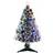 Homcom Pre Lit Artificial Snow Covered Christmas Tree 90cm