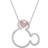 Disney Sterling Cubic Zirconia Heart Mickey Necklace