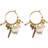 Hultquist Ophelia Earrings Dam Creoler Length: