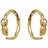 Maanesten Florus Earrings - Gold/White