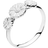 Lund Copenhagen Daisy Ring - Silver/White