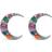 Maanesten Becca Earrings - Silver/Multicolour