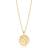 Sif Jakobs Zodiaco Leo Pendant - Gold/Transparent