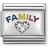 Nomination Composable Classic Link Family with Heart Charms - Silver/Transparent/Multicolour