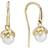 Lund Copenhagen Earrings - Gold/Pearl