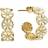 Lund Copenhagen Daisy Creole - Gold/White