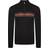 Dare 2b Mens Unite Knitted Half Zip Sweatshirt (Black/Amber Glow)