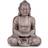 Ibergarden Dekorativ havefigur Buddha Grå Polyesterharpisk (25 x 57 x 42,5 cm) Dekorationsfigur