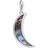 Thomas Sabo Charm pendant moon abalone mother-of-pearl multicoloured Y0007-509-7