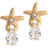 Caroline Svedbom Mini Sea Star Earrings - Gold/Transparent