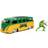 Jada Ninja Turtles VW 1962 Van & Leonardo Figur