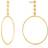Ania Haie Shiny Spike Hoop Earrings E025-04G