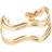 Pernille Corydon Double Wave Ear Cuff - Gold