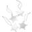 Georg Jensen Classic Christmas Julgranspynt 8.7cm 4st
